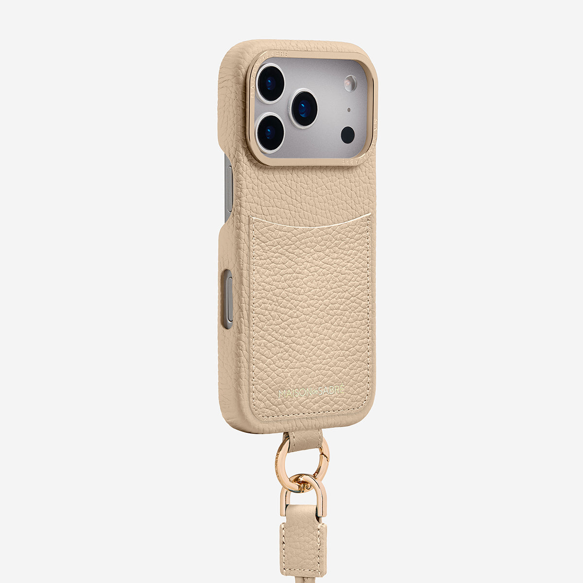 Sling Phone Case iPhone 17 Pro in Saharan Nude – MAISON de SABRÉ