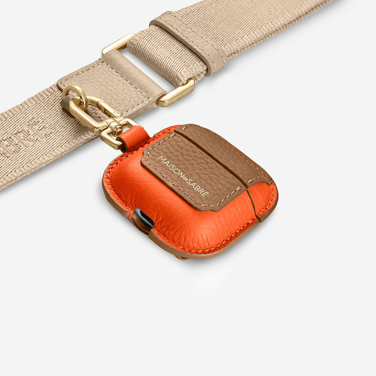 The AirPods 4 Case Charm - Manhattan Sandstone – MAISON de SABRÉ
