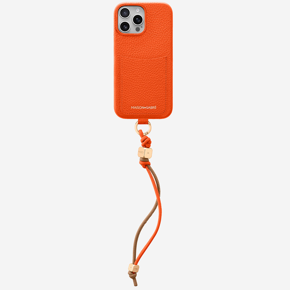 The Wristlet Phone Case iPhone 16 Pro - Manhattan Orange