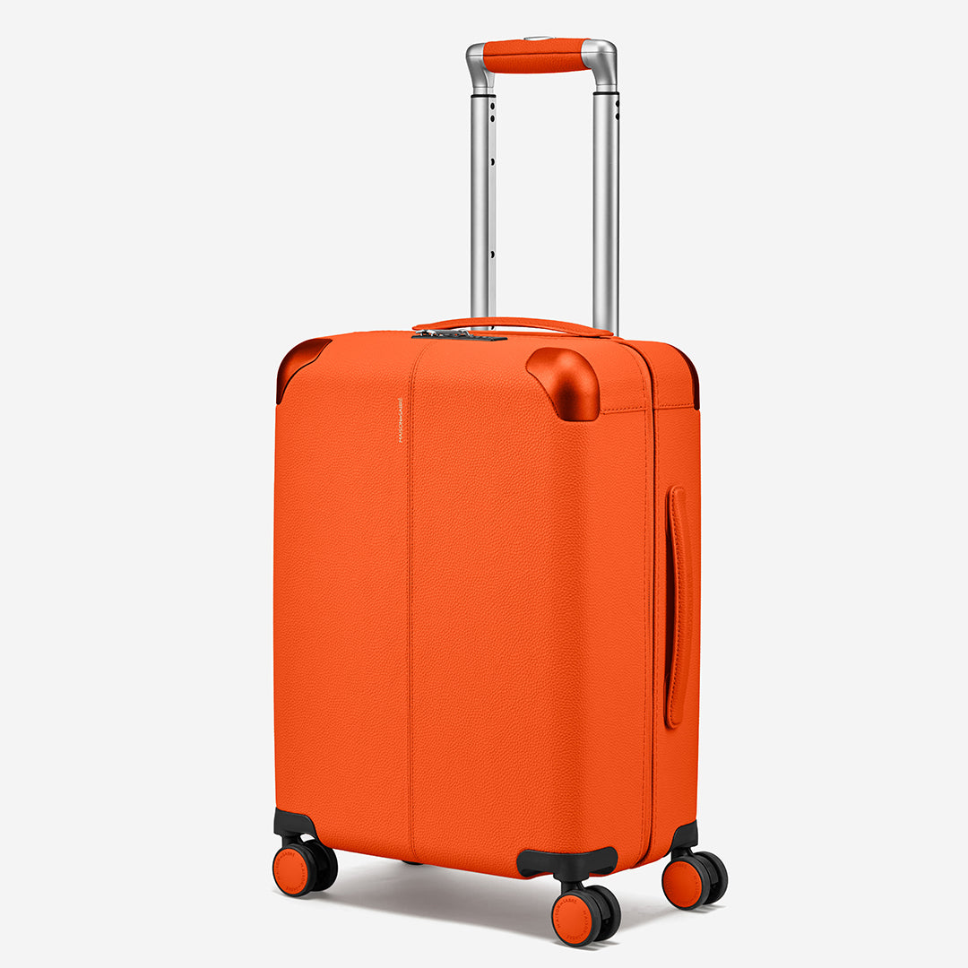 Carry-On Suitcase in Manhattan Orange | MAISON de SABRÉ