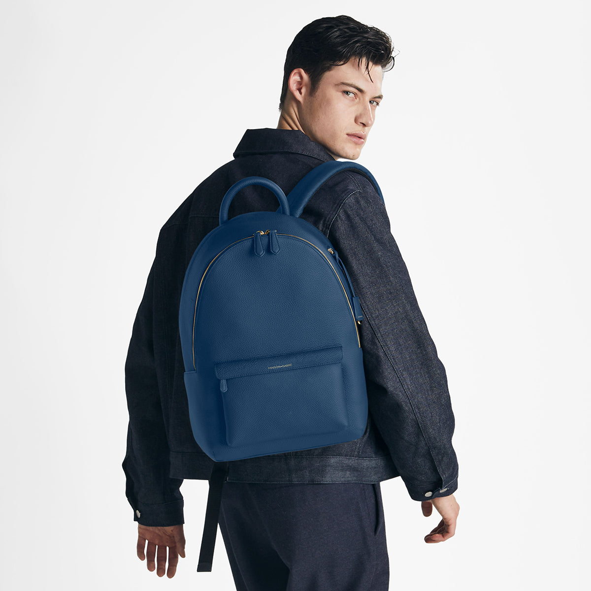 Backpack in Pacific Blue | MAISON de SABRÉ
