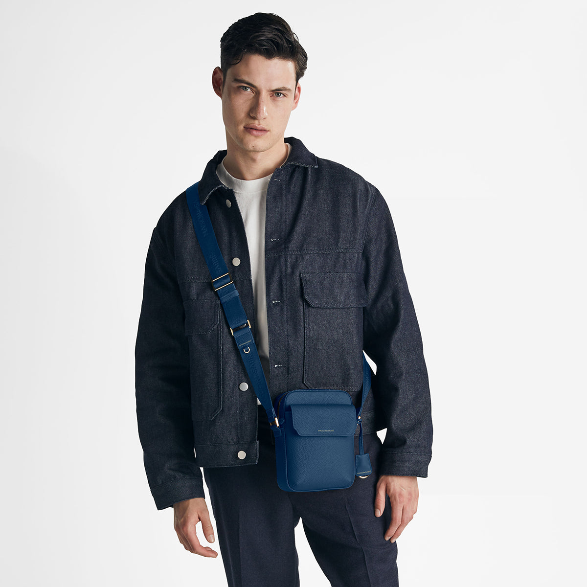 The Small Messenger Bag - Pacific Blue