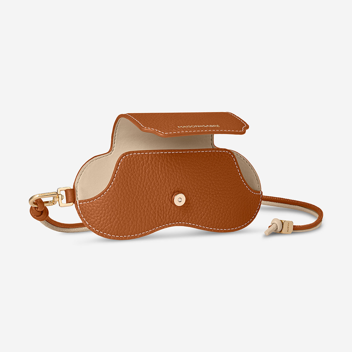 Sunglasses Sling Case in Pecan Nude | MAISON de SABRÉ