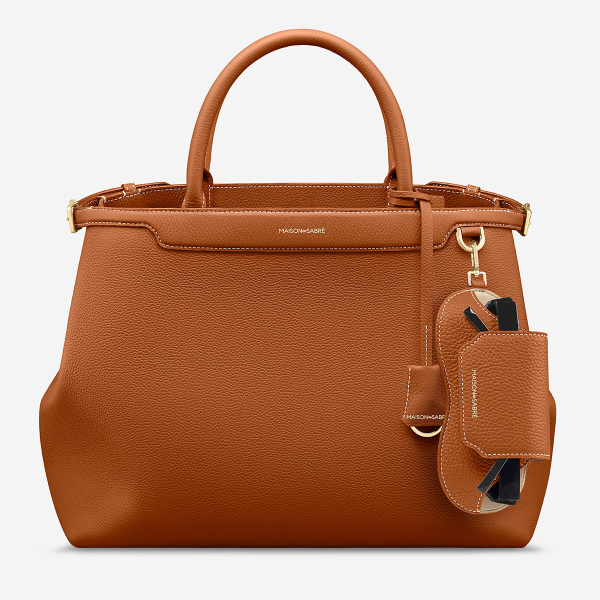 Sunglasses Sling Case in Pecan Nude | MAISON de SABRÉ