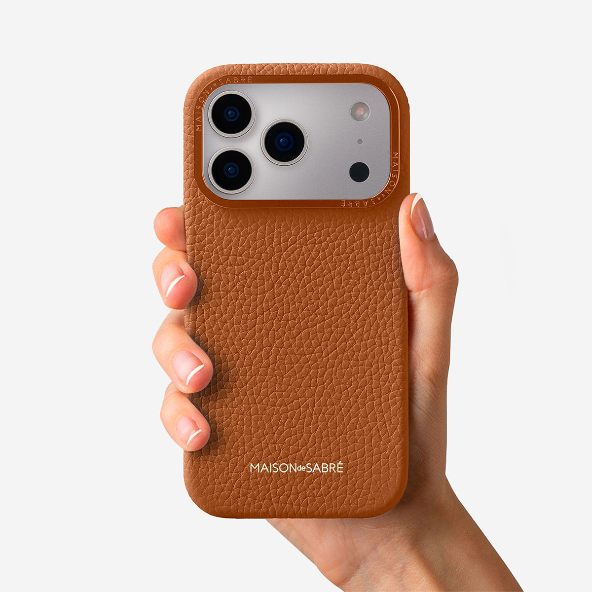 iPhone 17 Pro Case in Pecan Brown | MAISON de SABRÉ