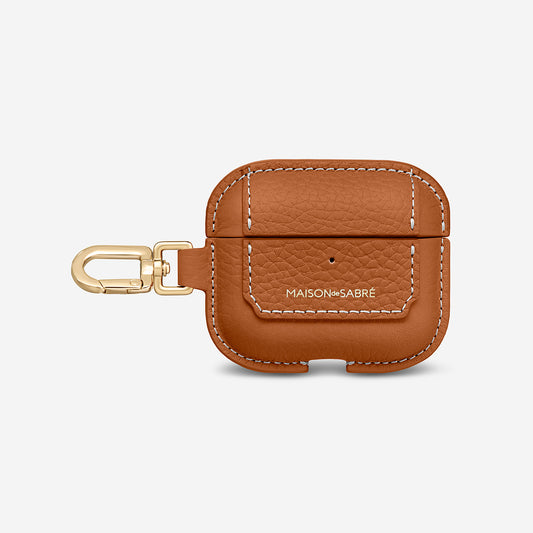 The AirPods Pro 3 Case Charm - Pecan Brown