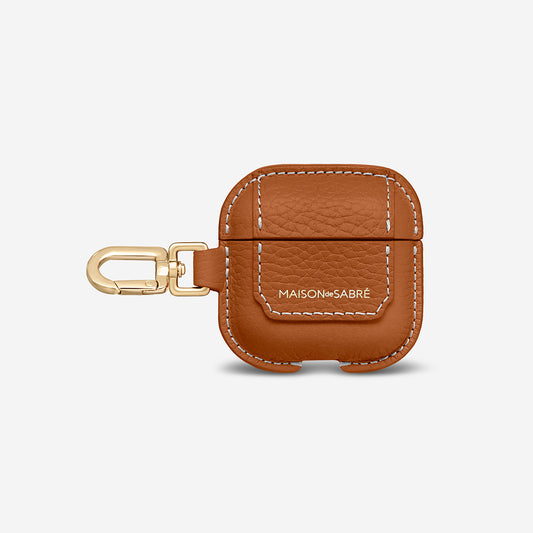 The AirPods 4 Case Charm - Pecan Brown