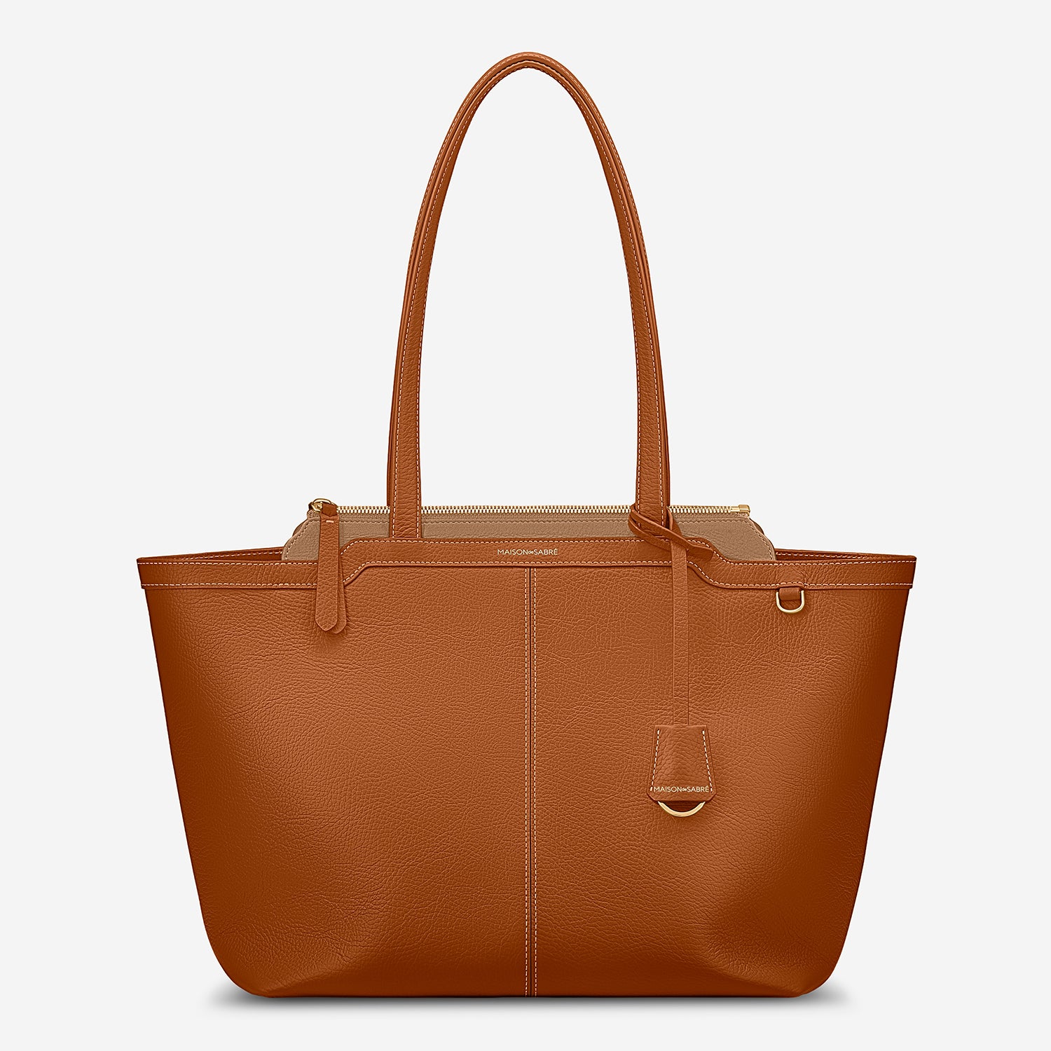 メゾンドサブレ Switch Tote in Pecan Sandstone | MAISON de SABRÉ
