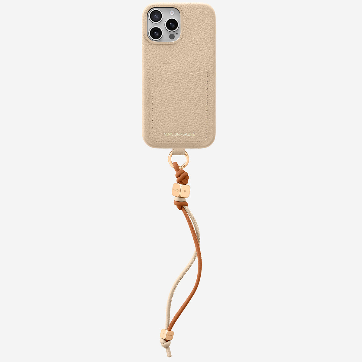 The Wristlet Phone Case iPhone 16 Pro - Saharan Nude