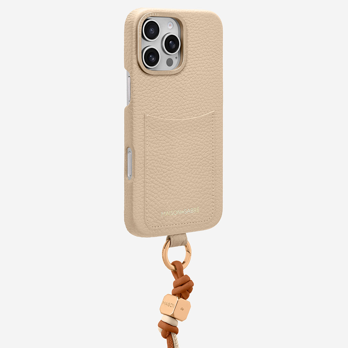 The Wristlet Phone Case iPhone 16 Pro - Saharan Nude