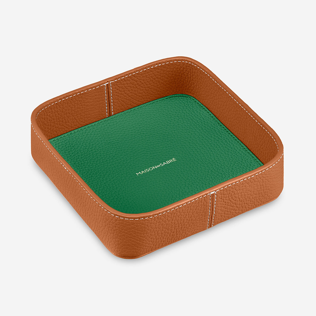 The Catchall Tray - Pecan Emerald