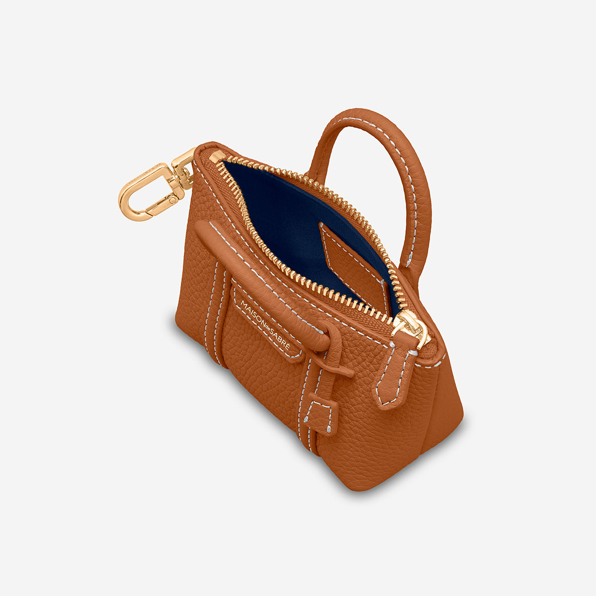 The SABRÉMOJI™ Weekender Charm - Pecan Brown