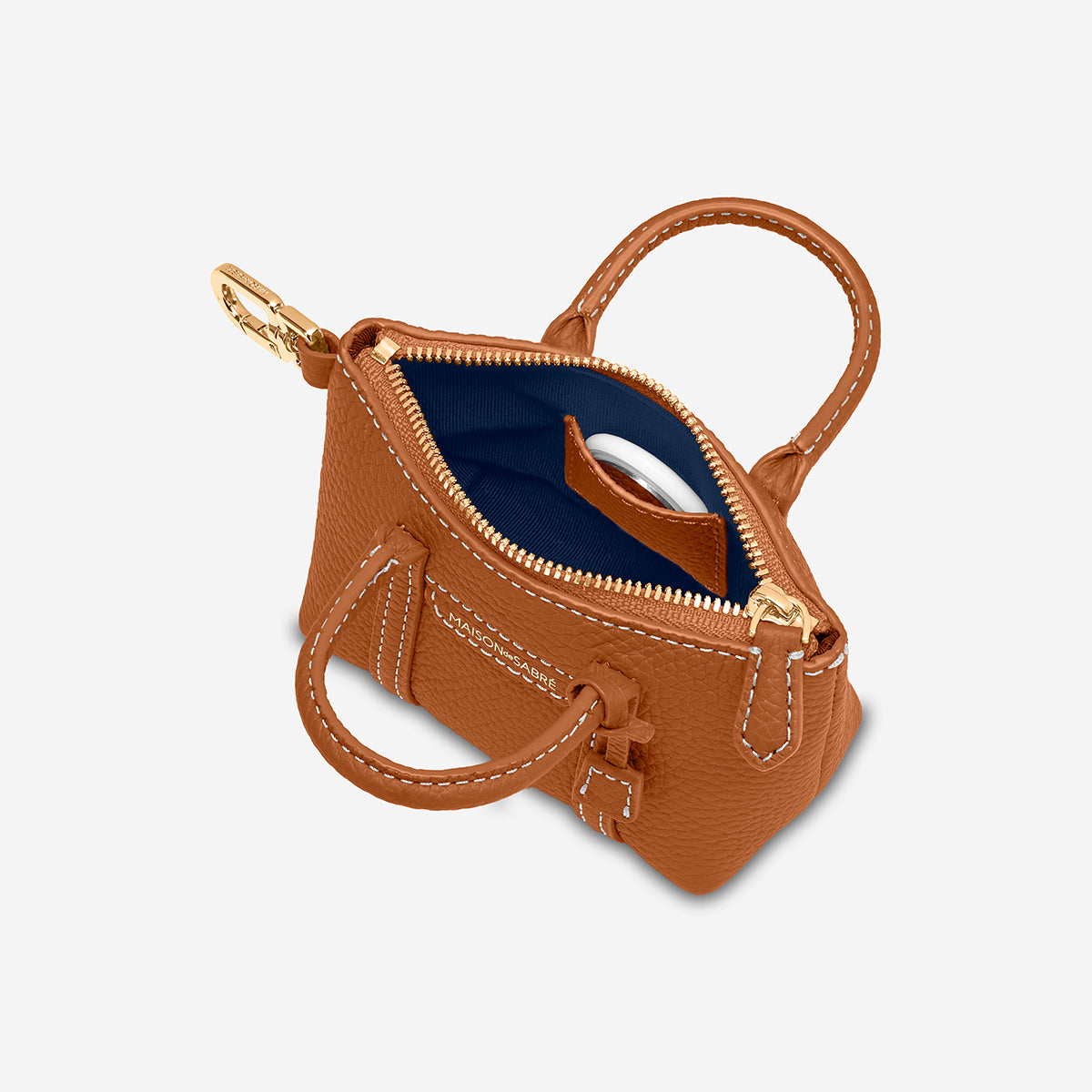 The SABRÉMOJI™ Weekender Charm - Pecan Brown