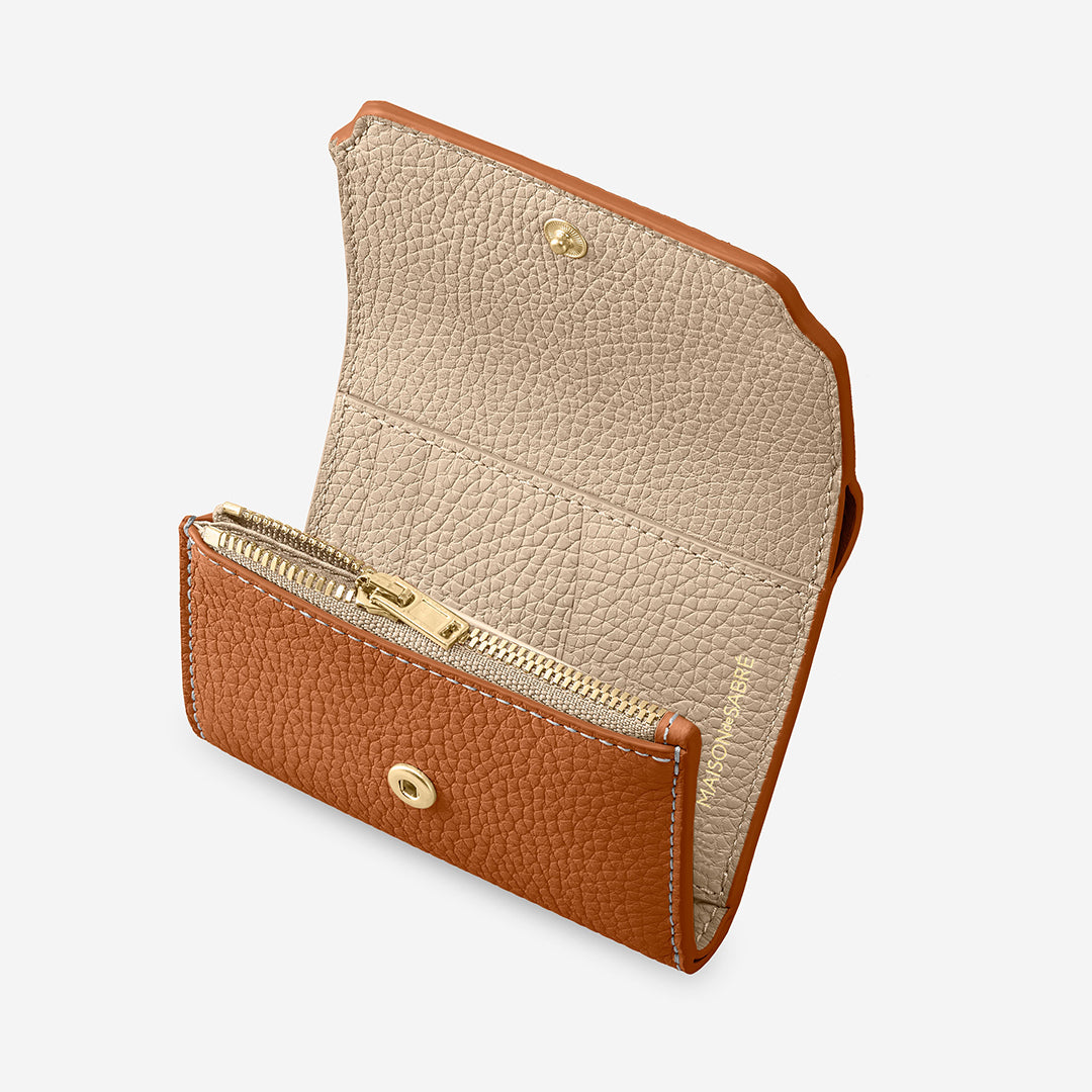 The Trifold Wallet - Pecan Nude