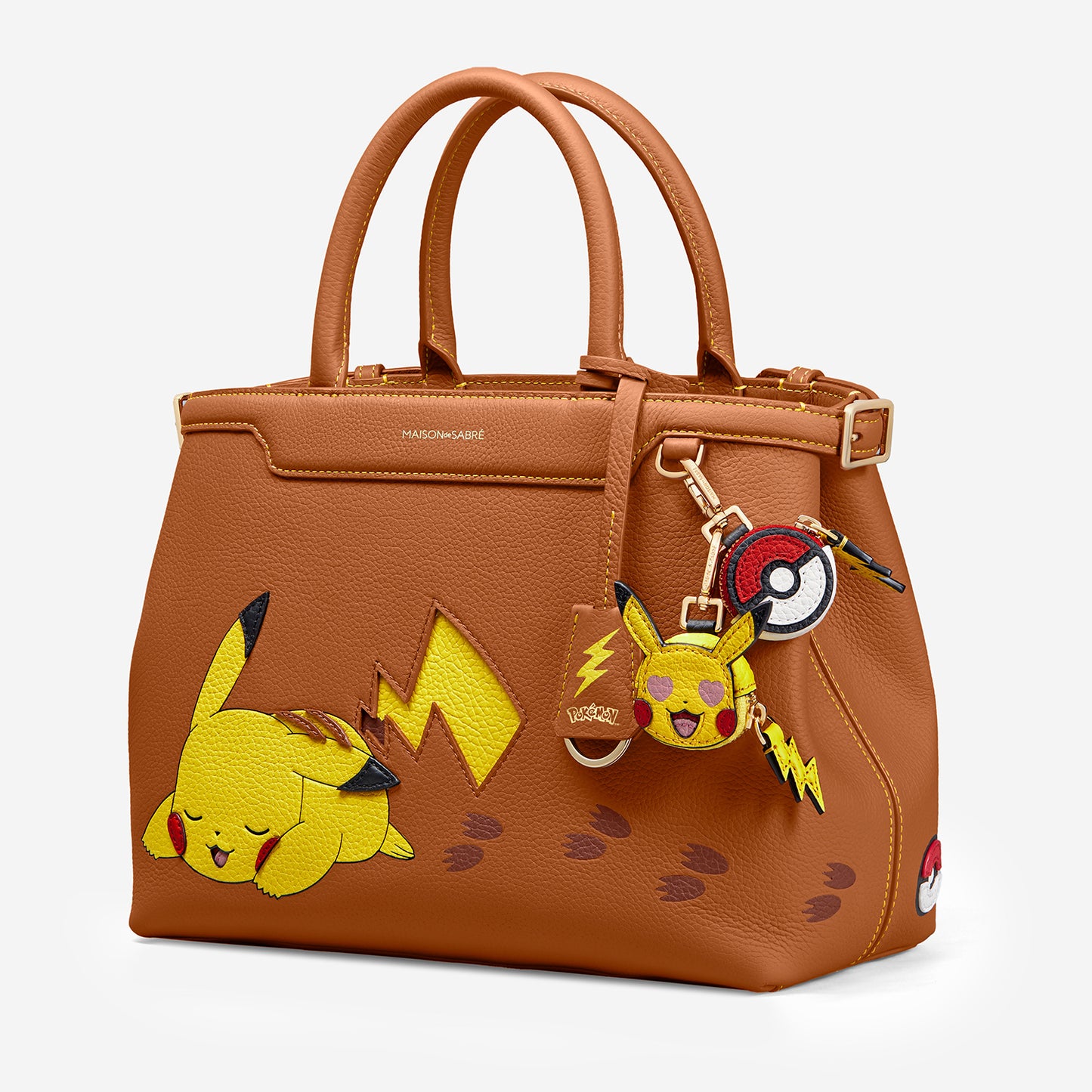 The SABRÉMOJI™ Pokémon Charm - Heart-Eyed Pikachu