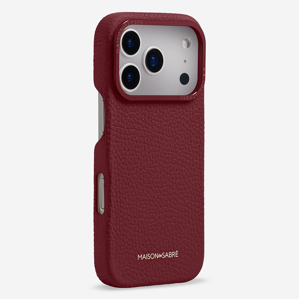 iPhone 17 Pro Case in Plum Red | MAISON de SABRÉ