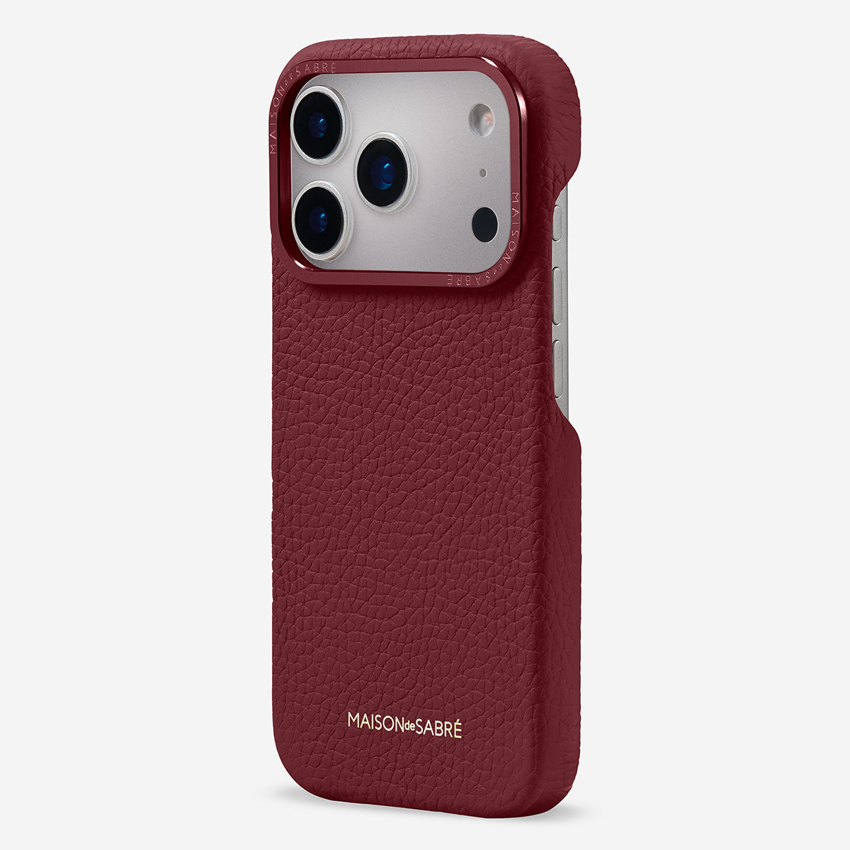 ⭐︎⭐︎⭐︎さま専用iPhone 17pro ケース メゾンドサブレ iPhone 17 Pro Max Case in Plum Red | MAISON de SABRÉ