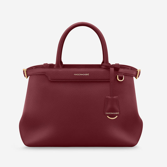 plum-red front