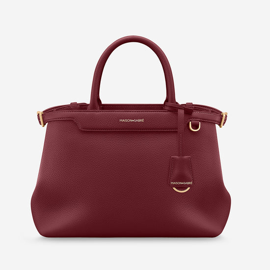 plum-red front