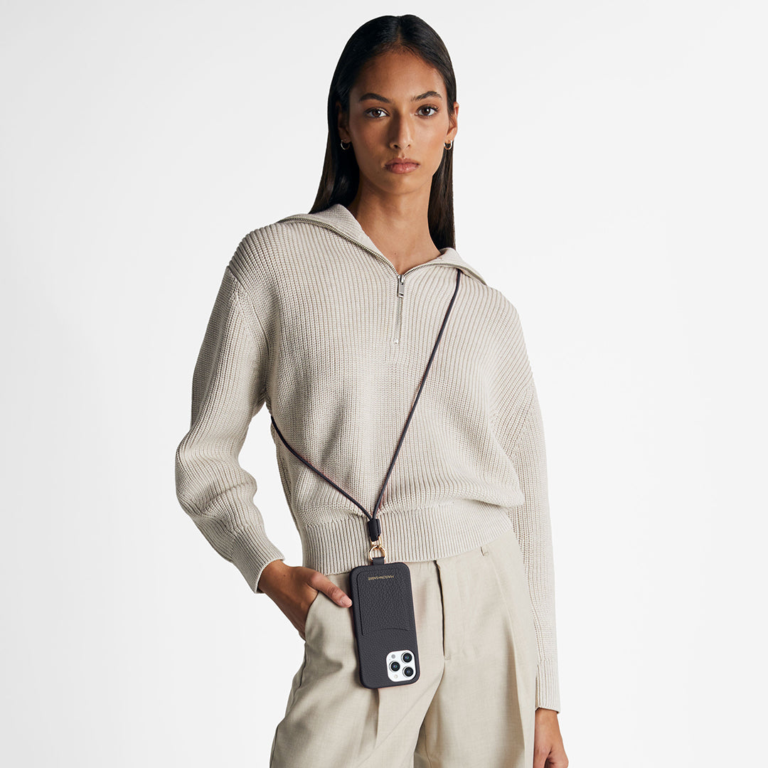 The Sling Phone Case iPhone 15 Pro Max Graphite Grey – MAISON de