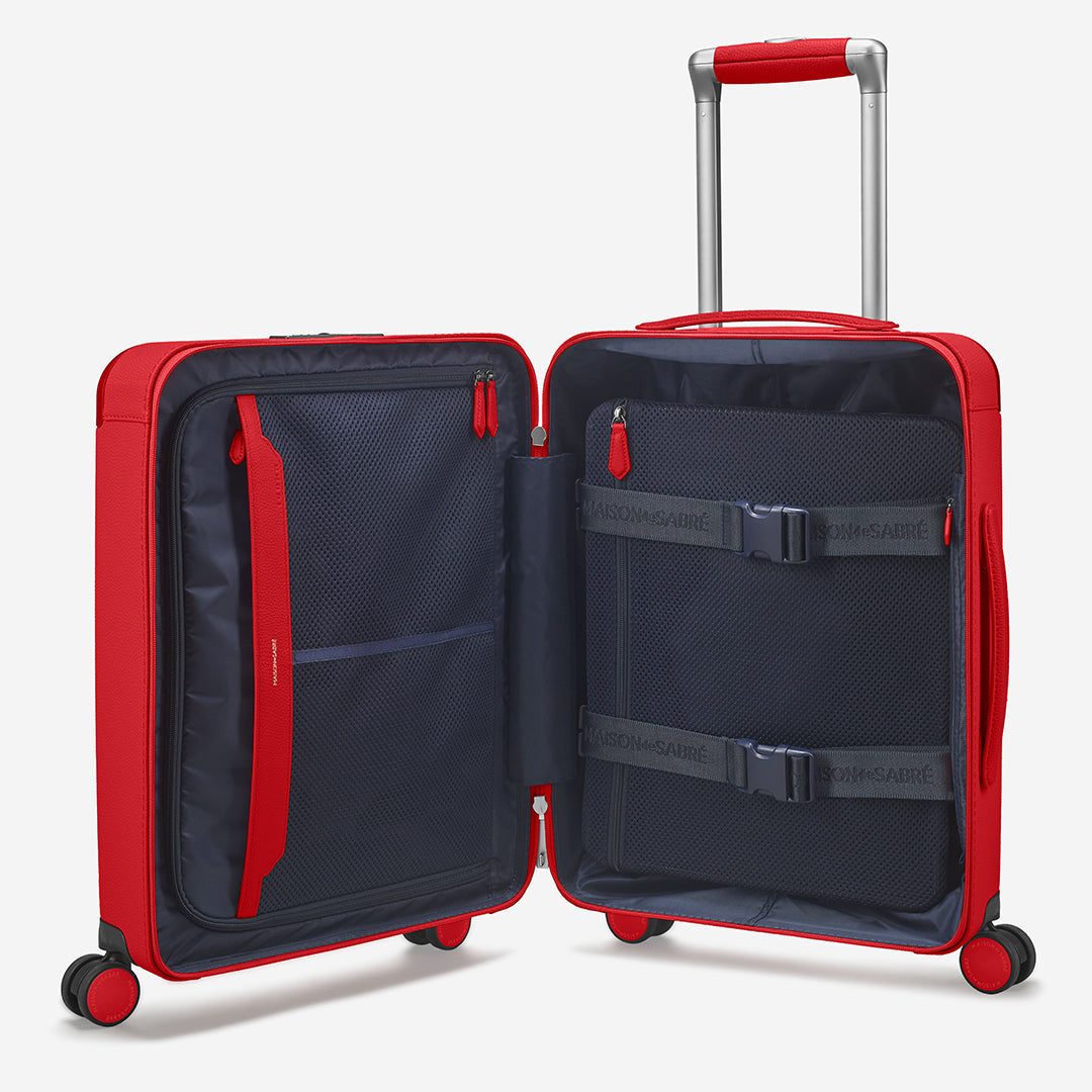 The Carry On Suitcase - Pomegranate Red