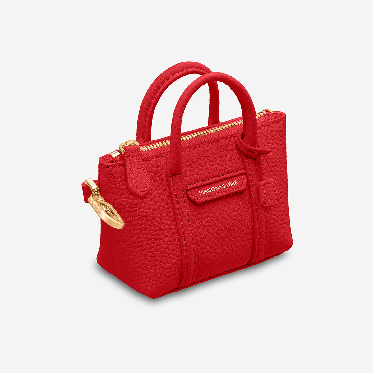 The SABRÉMOJI™ Weekender Charm - Pomegranate Red