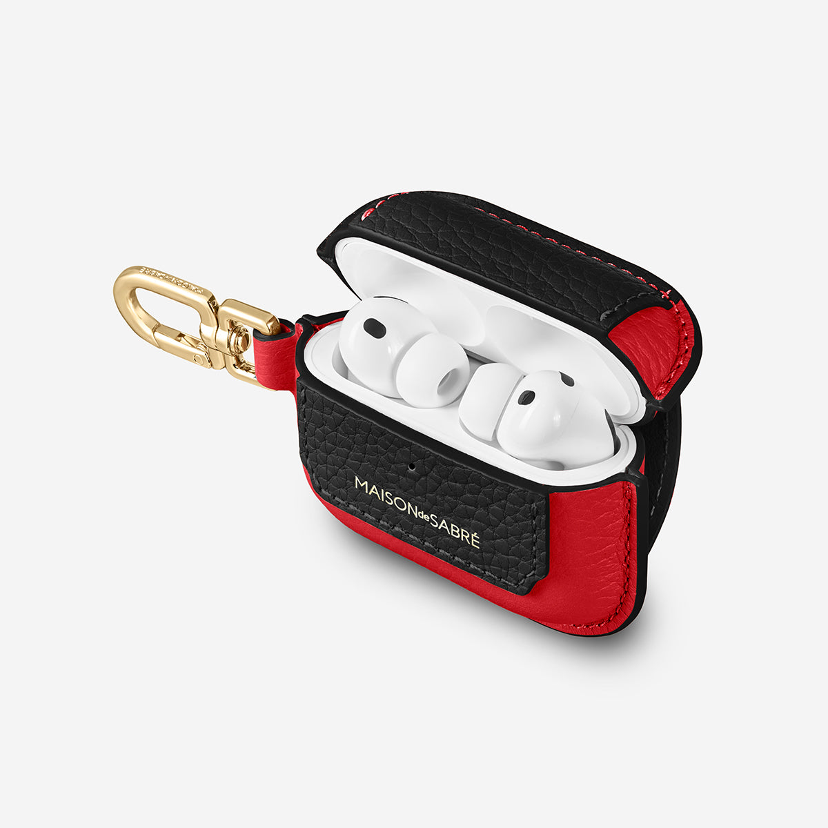 AirPods Pro 3 Case Charm in Rouge Noir | MAISON de SABRÉ