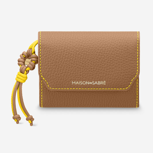The Trifold Wallet - Sandstone Daisy