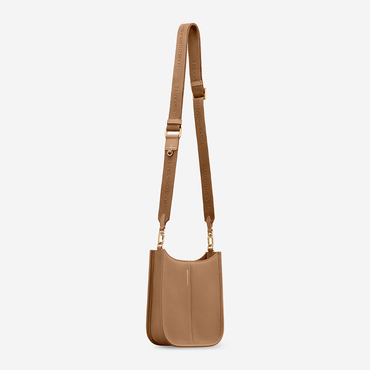 The Mini Saddle Bag - Sandstone Brown