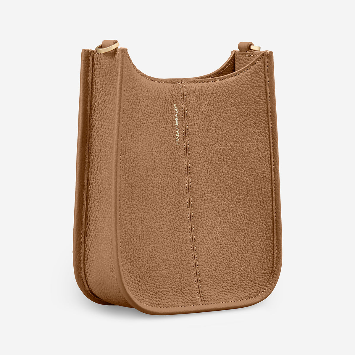 The Mini Saddle Bag - Sandstone Brown