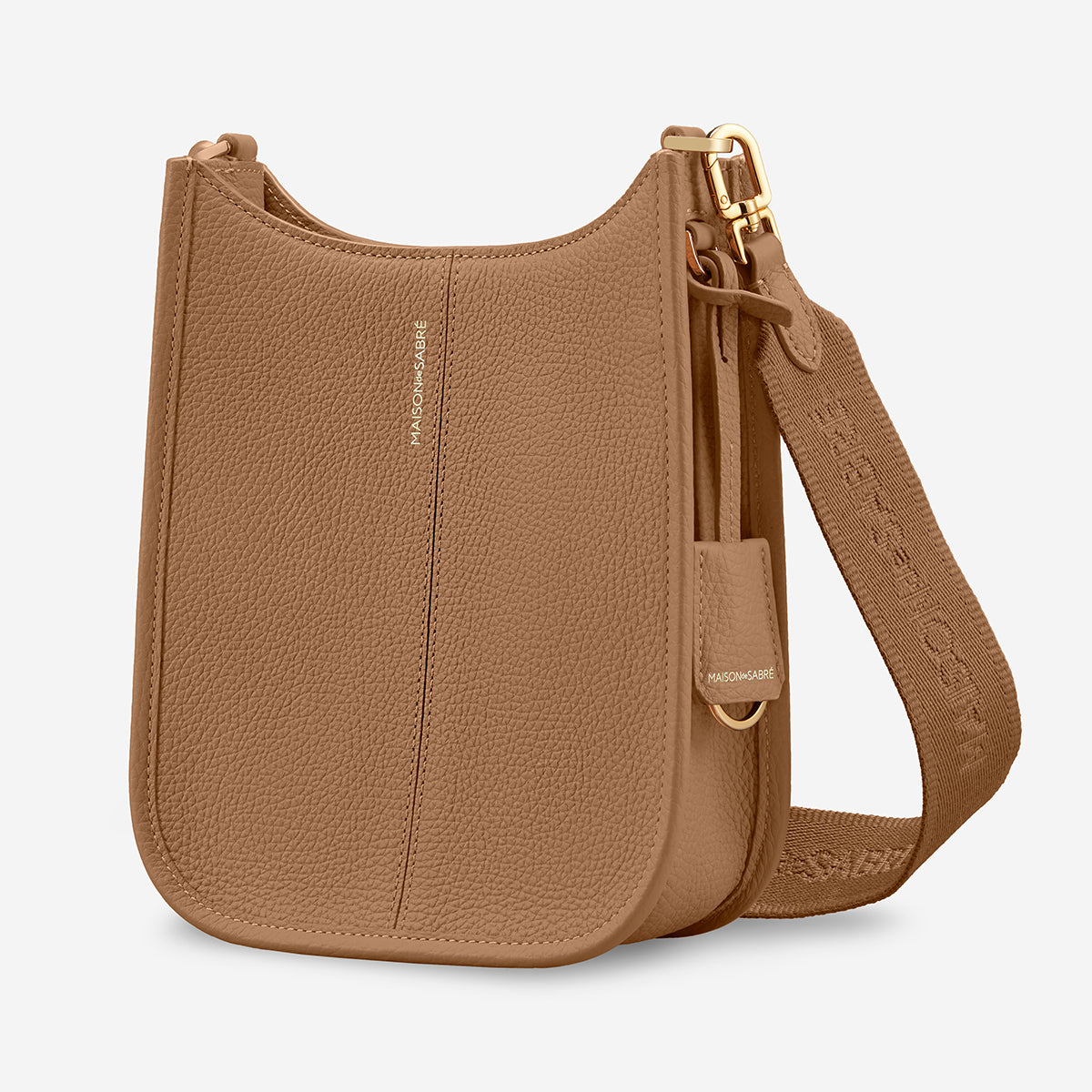 The Mini Saddle Bag - Sandstone Brown