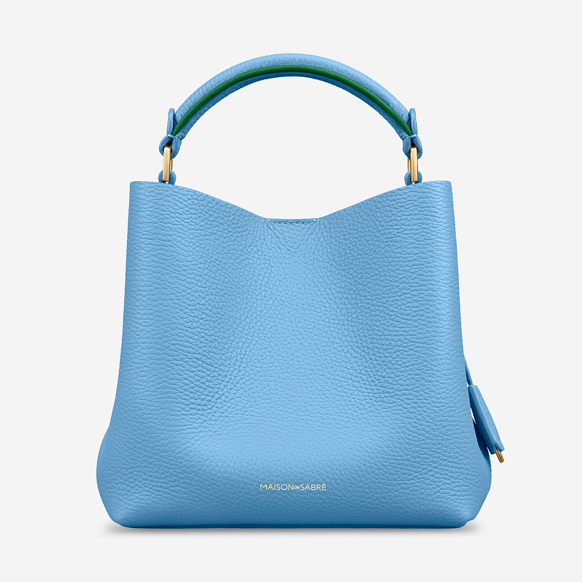 The Mini Bucket Bag - Sky Emerald