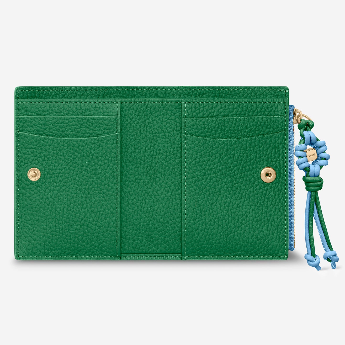 The Bifold Wallet - Sky Emerald