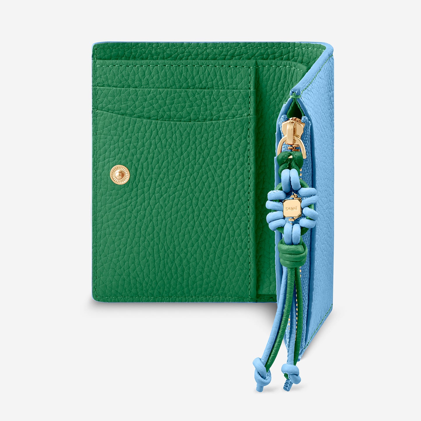 The Bifold Wallet - Sky Emerald