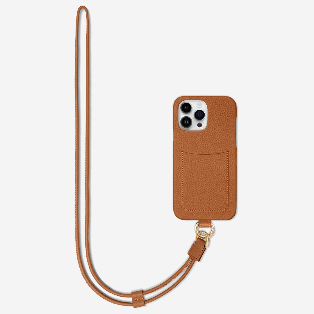 Sling Phone Case iPhone 15 Pro in Pecan Brown – MAISON de SABRÉ