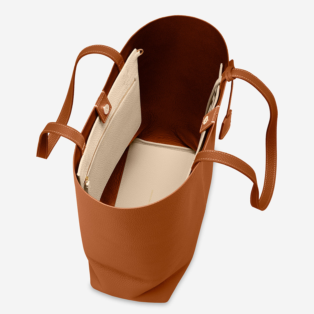 The Tall Soft Tote - Pecan Nude