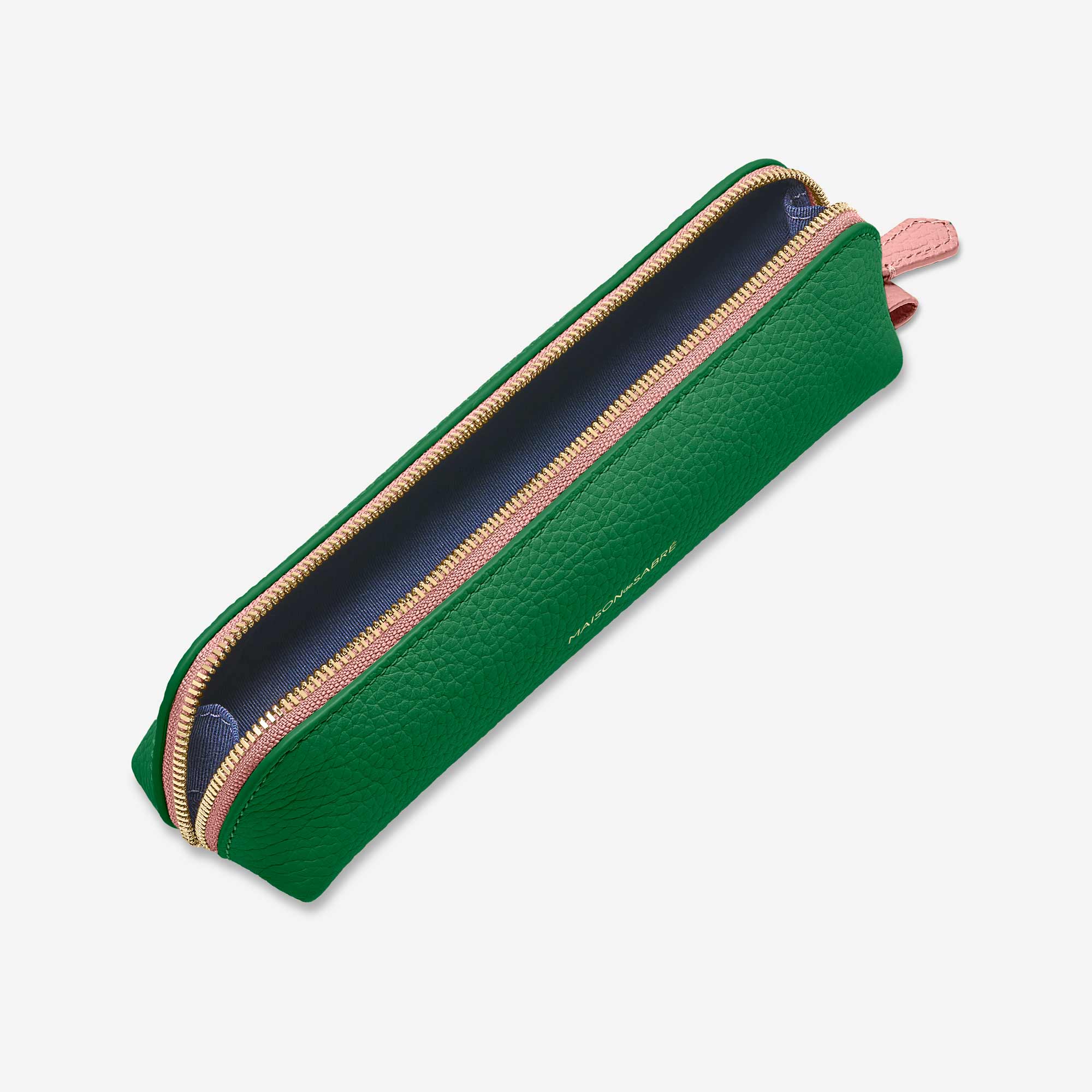 MAISON de SABRE ペンケース グリーン Pencil Case in Emerald Lily | MAISON de SABRÉ